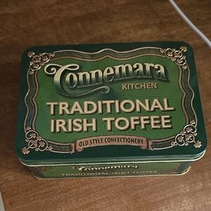 Green Traditional Irish Toffee Tin